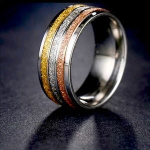 Stainless Steel Band Ring
